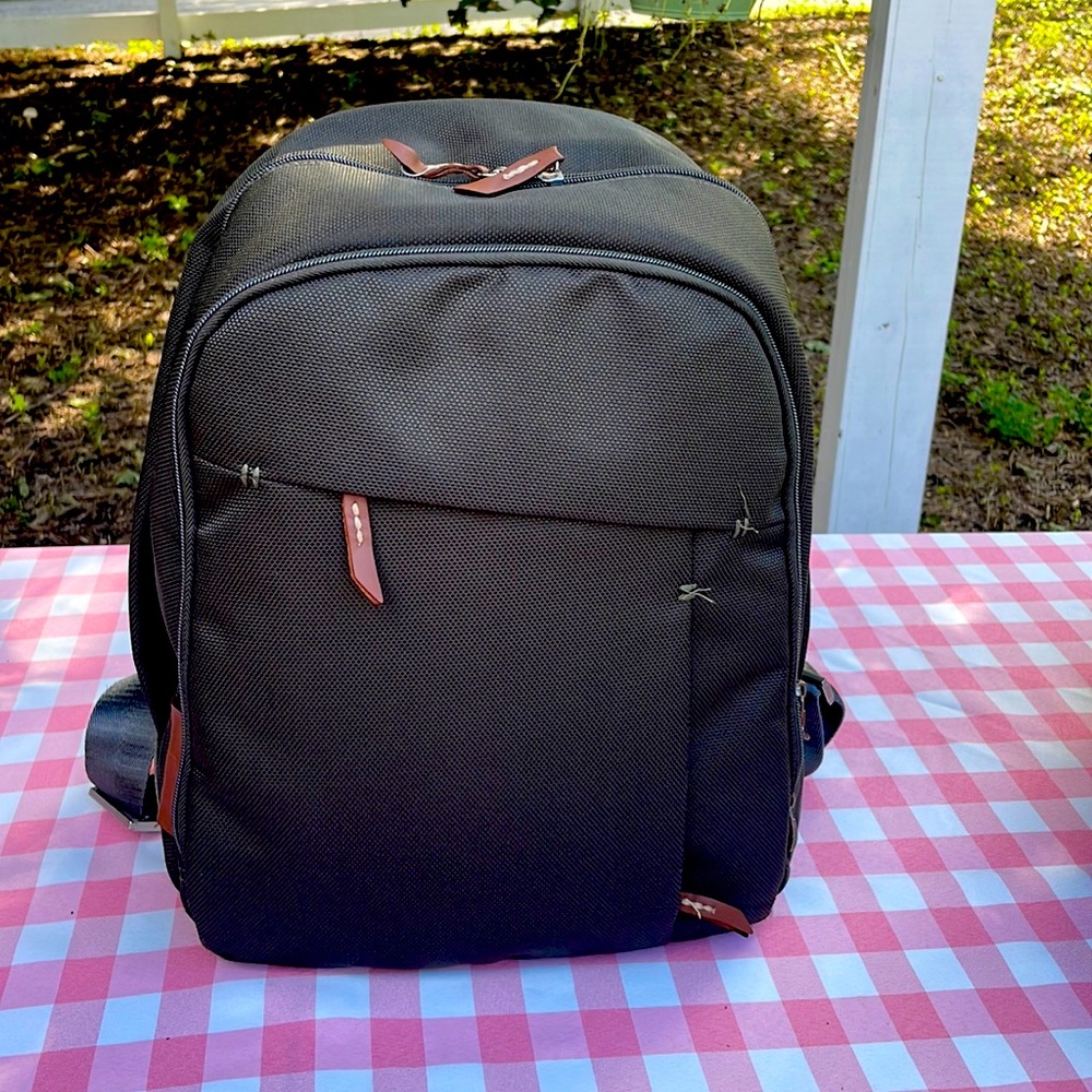 Uppa baby diaper bag with bottle holder.